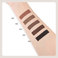 Teinture Sourcils Longue Durée Double Embout Crème Sourcils et Gel Sourcils Anti-Transpiration Rehausseur de Sourcils