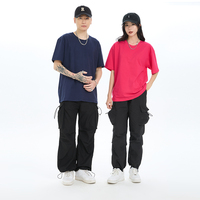 T-shirt basique blanc 100 % coton pour homme, coupe oversize, respirant, uni, personnalisable avec logo OEM, vente en gros en vrac