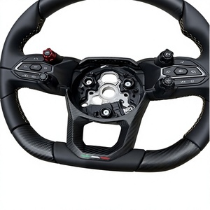 Volant en fibre de carbone compatible avec Lamborghini Aventador LP700 LP720 LP740 LP750SV LP770, cuir compatible avec Huracan Urus - Product Image 4