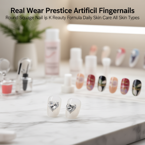 Uñas Artificiales Realistas, Redondas y Cuadradas, Fórmula K Beauty, Cuidado Diario de la Piel, Para Todo Tipo de Piel - Product Image 3