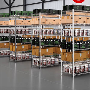 MZG-Estante de almacenamiento de pie de <span class=keywords><strong>metal</strong></span> de 5 niveles, estante comercial de servicio medio para plantas, baño y sala de estar - Product Image 3