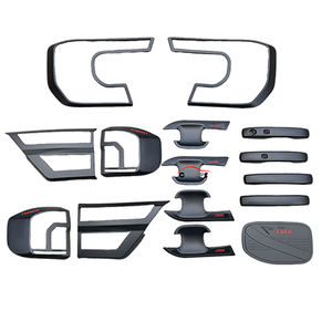 ชุดแต่งพลาสติก<span class=keywords><strong>สี</strong></span>ดำสำหรับฟอร์ด เอเวอร์เรสต์ ปี 2023 ประกอบด้วยฝาครอบไฟหน้า ฝาครอบมือจับประตู และชุดแต่งครอบโคมไฟ - Product Image 6