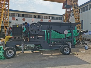 Hochwertige 50-100 t/h Mobile Backenbrecheranlage auf Rädern für Steinbrechanlagen - Product Image 4