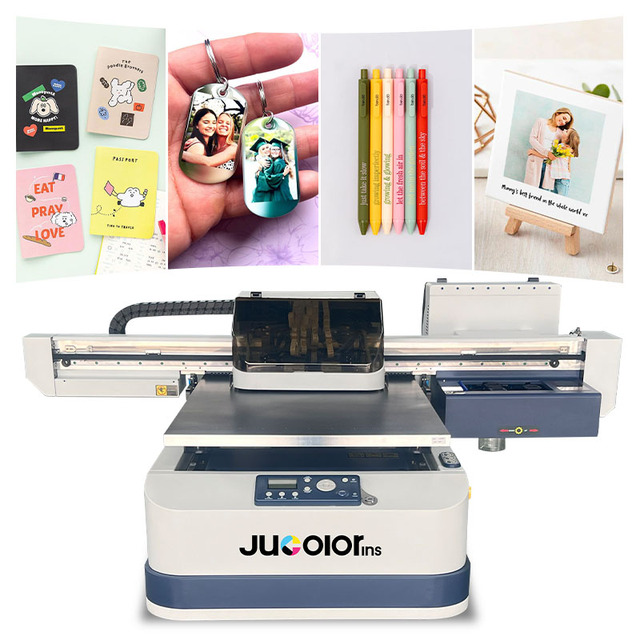 A1 6090 UV Printer 3PCS DX7 Phone Case Ceramic Acrylic 3D Emboss Varnish Effect Printing Machine
