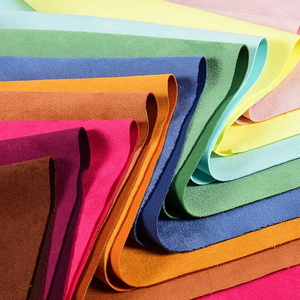 Tessuto scamosciato spesso in maglia alta elasticizzata lavorato a maglia per cucire abbigliamento top gonne morbide - Product Image 1