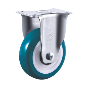 Roue pivotante industrielle VIMA robuste de 3 à 5 pouces, roulement à billes en PU/PP, capacité de charge de 100 à 150 kg, galvanisée - Product Image 2