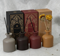 Diffuseur de parfum en verre mat C&H |   Diffuseur d'aromathérapie multicolore pour la décoration de la maison, vente en gros