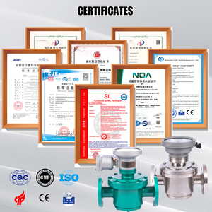 징지 오일 LC 유량계 고정밀 0.5% 타원형 기어 SUS304 SUS316L 플랜지 연결 12V DC 배터리 물 감지 OEM - Product Image 6