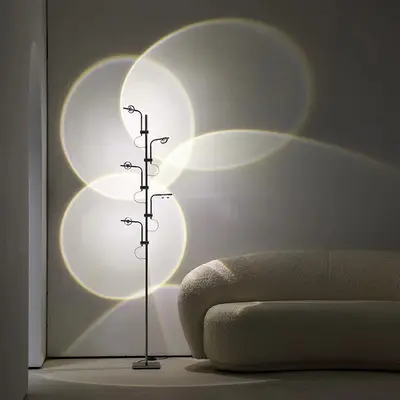 Modern Designer Luxury Sunset Projector Floor Lamp For Art Bar Table Italian Decor bedside Sofa