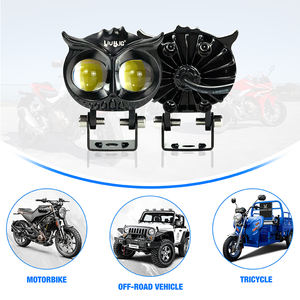 Faro a LED HJG Design Speciale a Forma di <span class=keywords><strong>Gufo</strong></span> Bicolore 20W per Moto e Fuoristrada - Product Image 6