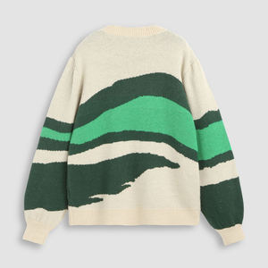 Suéteres Personalizados con Logotipo OEM y ODM para Hombre, Suéter de Punto con Letras Jacquard, Ropa de Punto de Manga Larga para Hombre - Product Image 2