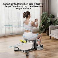 Nouvelle Machine à Squat Pliable en Métal pour Usage Domestique, Équipement de Fitness Multifonctionnel pour Squats et Sit-ups - Vente en Gros Usine