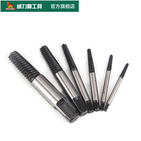 Ensemble d'extracteurs de vis 5/6 pièces pour robinet endommagé, vanne triangulaire, boulon, vis, extracteur de goujon, ensemble de démontage de boulons cassés