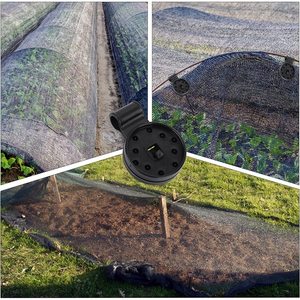 Heavy Duty Shade Net <b>Clips</b> Black Plastic Large Agricultural Film Fixing <b>Hooks</b> For Greenhouse Cover Material - Product Image 4
