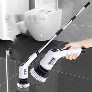 DS4535 Portable Power Shower Scrub <strong>Brush</strong> Cordless Bathroom Tub Scrubber with Long Handle <strong>Electric</strong> Spin Scrubber <strong>Cleaning</strong> <strong>Brush</strong> - Product Image 2
