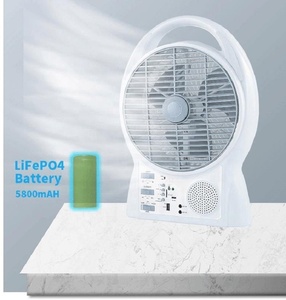 Ac Dc 8 Inch <strong>Solar</strong> <strong>Power</strong> <strong>Fan</strong> <strong>Cooling</strong> Air Stand Battery Portable Mini Climatiseur Desk Charging <strong>Fans</strong> - Product Image 5