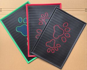 2024 yeni sıcak satış Pet gıda paspaslar ve pedleri kaymaz su geçirmez yastık köpek ve kedi besleme için silikon kauçuk PVC yapılmış - Product Image 3