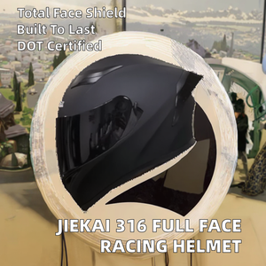 <span class=keywords><strong>Casque</strong></span> de moto intégral JIEKAI 316 en ABS de haute qualité, double visière, homologué DOT pour hommes, course - Product Image 2