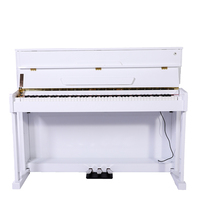 Sortie audio haute fidélité Clavier droit numérique électronique Mini piano classique Série 88 touches lestées Plastique