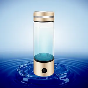 2024 PEM SPE teknolojisi taşınabilir hidrojen su şişesi şarj edilebilir hidrojen su Ionizer makinesi erkekler kadınlar ev ofis seyahat