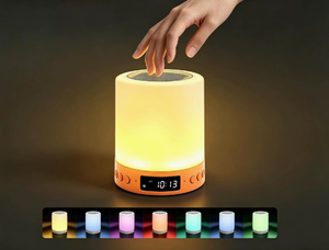 Altavoz Bluetooth Portátil con Batería Recargable, Audio Inalámbrico de Rango Completo, Luz LED Amarilla, Carcasa de Plástico, Uso en Interiores 1 - Product Image 4