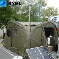 Trépied d'éolienne en aluminium portable avec conception polygonale de mât à verrouillage par goupille non réglable pour une utilisation en plein air Street Square Road