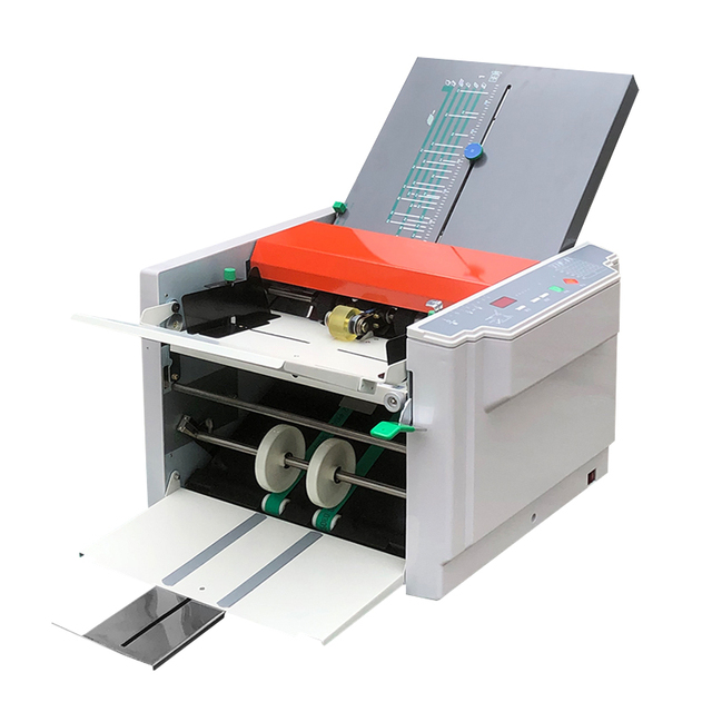 Semi-automatic Office A3 A4 Leaflet Paper Folding Machine (WD-305)