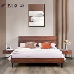 Mdf Slaapkamer Meubelset Modern Elegant Kingsize Bed