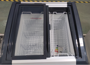 Congelatore Elettrico per Gelati SDX-168, Mini Vetrina Curva con Porta Scorrevole in Vetro per Uso Esterno e in Auto - Product Image 4