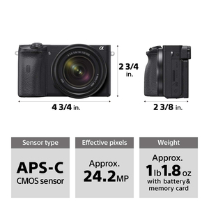 DongFu Venta al por Mayor Cámara Profesional de Segunda Mano 98% Nueva Alpha A6600 + Lente 16-50mm APS-C Cámara Digital 4K - Product Image 6
