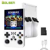 Nouvelle console de jeu portable R36 MAX de 4 pouces, WIFI, 2 joueurs, 20000 jeux intégrés, arcade de poche