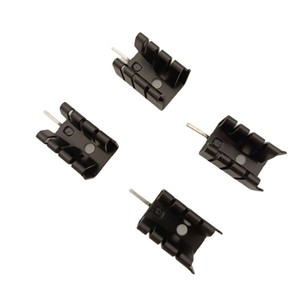 Disipador de calor de aluminio Rz de 19,7x13x13 mm con orificio pasante para fuentes de alimentación de dispositivos electrónicos - Product Image 4