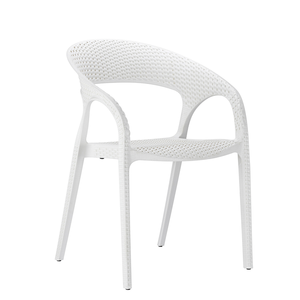 Accoudoir PP <span class=keywords><strong>Fauteuil</strong></span> <span class=keywords><strong>Ergonomique</strong></span> Confort Design Empilable pour Restaurant Bureau Chaise de Salle à Manger en Plastique - Product Image 2