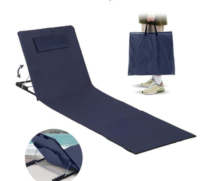 <span class=keywords><strong>Matelas</strong></span> <span class=keywords><strong>de</strong></span> plage pliable et inclinable portable en toile Oxford imperméable avec support dorsal <span class=keywords><strong>pour</strong></span> camping et <span class=keywords><strong>bain</strong></span> <span class=keywords><strong>de</strong></span> <span class=keywords><strong>soleil</strong></span> en extérieur – Vente en gros - Product Image 3