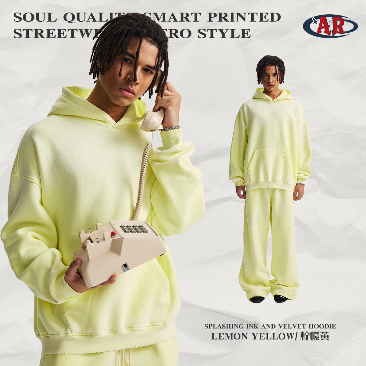 เสื้อสเวตเตอร์2592-สีเหลืองมะนาว