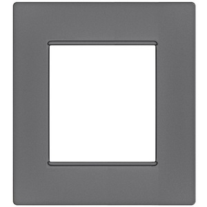 Grey Soft <b>Touch</b> 2 Way <b>Switch</b> Plate Compatible With Vimar Plana - Product Image 3