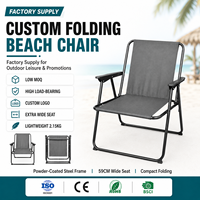 Chaise longue pliante d'extérieur pour jardin, patio, plage, pêche, pique-nique, camping