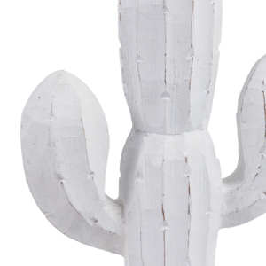 Statuetta di cactus in legno rustico, scultura decorativa per mensola, bagno, tavolino da caffè, decorazione moderna per la casa - Product Image 5
