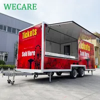Wecare Mobile Bar rimorchi carrello per Hot Dog rimorchio per alimenti camion per alimenti con carrello per Hot Dog da cucina completo