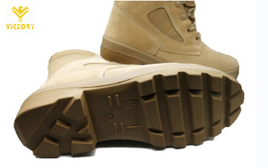 Bottes de combat imperméables de bonne qualité pour hommes, bottes de randonnée de combat dans le désert entièrement imperméables - Product Image 4