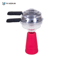 Kit Chicha Portable Mini en Aluminium avec Logo Personnalisé, Technologie Miroir, Bol HMD, Support de Charbon en Silicone, Boîte Cadeau de Voyage Résistante à la Chaleur