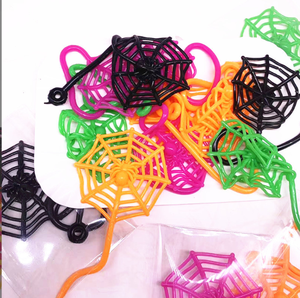 <span class=keywords><strong>Ragnatela</strong></span> Elastica in TPR <span class=keywords><strong>con</strong></span> Filo, Giocattolo Divertente per Scherzi di Halloween, Mini Regalo per Feste dei Bambini - Product Image 2