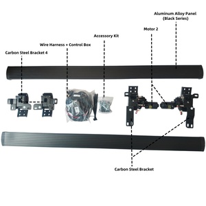 Estribos retráctiles eléctricos para L460 <span class=keywords><strong>2022</strong></span> + <span class=keywords><strong>Land</strong></span> <span class=keywords><strong>Rover</strong></span> Range <span class=keywords><strong>Rover</strong></span> Sport <span class=keywords><strong>Vogue</strong></span> (estándar/largo) | Aleación de aluminio IATF 16949 - Product Image 2