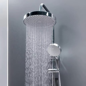 Colonne <span class=keywords><strong>de</strong></span> <span class=keywords><strong>douche</strong></span> murale apparente en acier inoxydable avec cartouche <span class=keywords><strong>de</strong></span> démarrage à froid en laiton et mitigeur <span class=keywords><strong>de</strong></span> <span class=keywords><strong>douche</strong></span> - Product Image 6