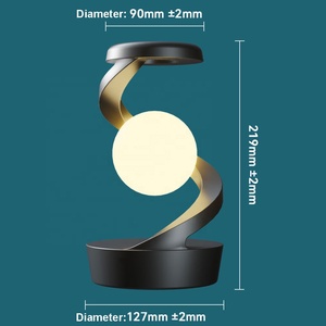 Đèn bàn không dây xoay TAIKOO, đèn ngủ hiện đại màu trắng, đèn ngủ RGB tạo không khí - Product Image 6