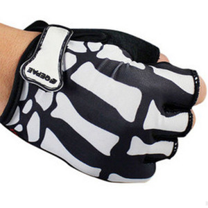 Ciclismo medio dedo nylon al aire libre esqueleto fantasma garra bicicleta <span class=keywords><strong>de</strong></span> monta&amp;ntilde;a al aire libre guantes <span class=keywords><strong>de</strong></span> nieve - Product Image 6