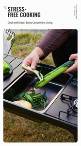 Bac de lavage <span class=keywords><strong>pliable</strong></span> portable en acier inoxydable 201 pour <span class=keywords><strong>camping</strong></span>, évier utilitaire, bac de vidange et de stockage d'eau - Product Image 5