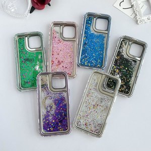 Trái Tim Long Lanh Tình Yêu Sang Trọng Từ TPU Mềm Chống Sốc Thiết Kế Mới Gương Kim Cương 3D Mạ Điện Bling Điện Thoại Di Động Trường Hợp - Product Image 3