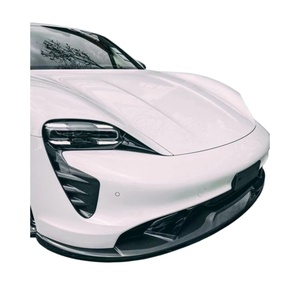 Accessoires de modification <span class=keywords><strong>Techart</strong></span> pour <span class=keywords><strong>Porsche</strong></span> TAYCAN : Lame avant, Lame arrière, Aileron de coffre et Aileron de vent en fibre de carbone - Product Image 4