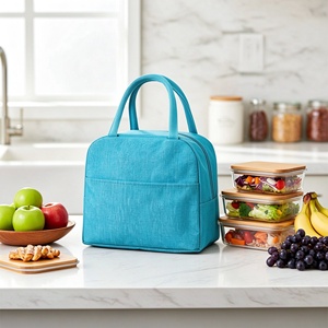Factory Custom Reusable Grocery Shopping Customized Logo Insulated Thermal Eco Friendly Polyester 15-20L Handled Cooler <b>Bag</b> - Product Image 2